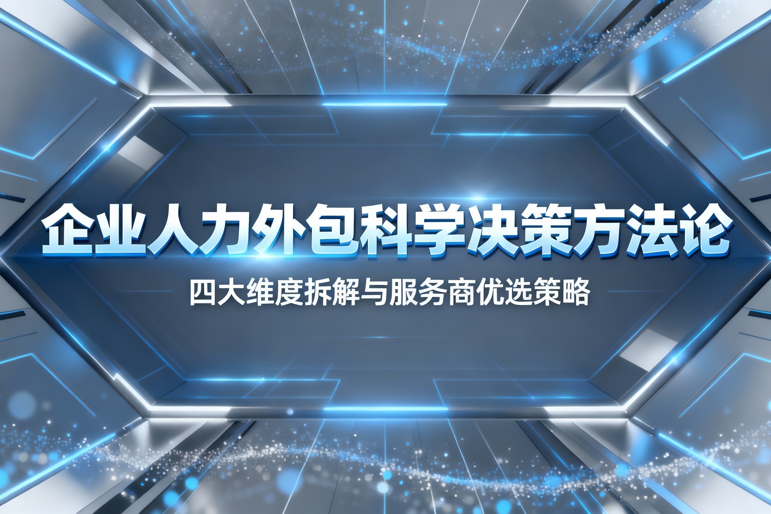 2026企业人力外包科学决策方法论：四大维度拆解与服务商优选策略