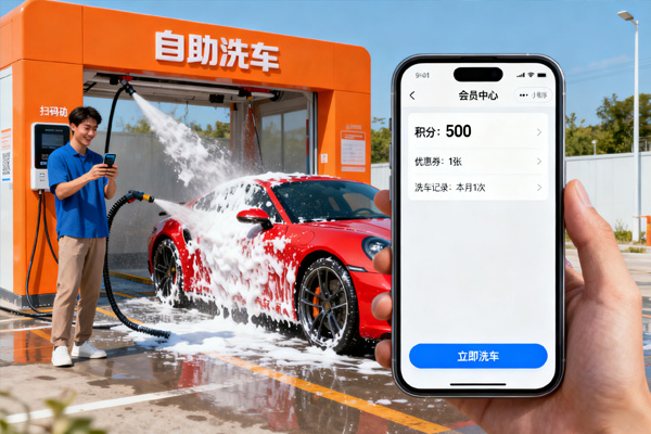 自助洗车小程序开发如何帮助门店拓客？