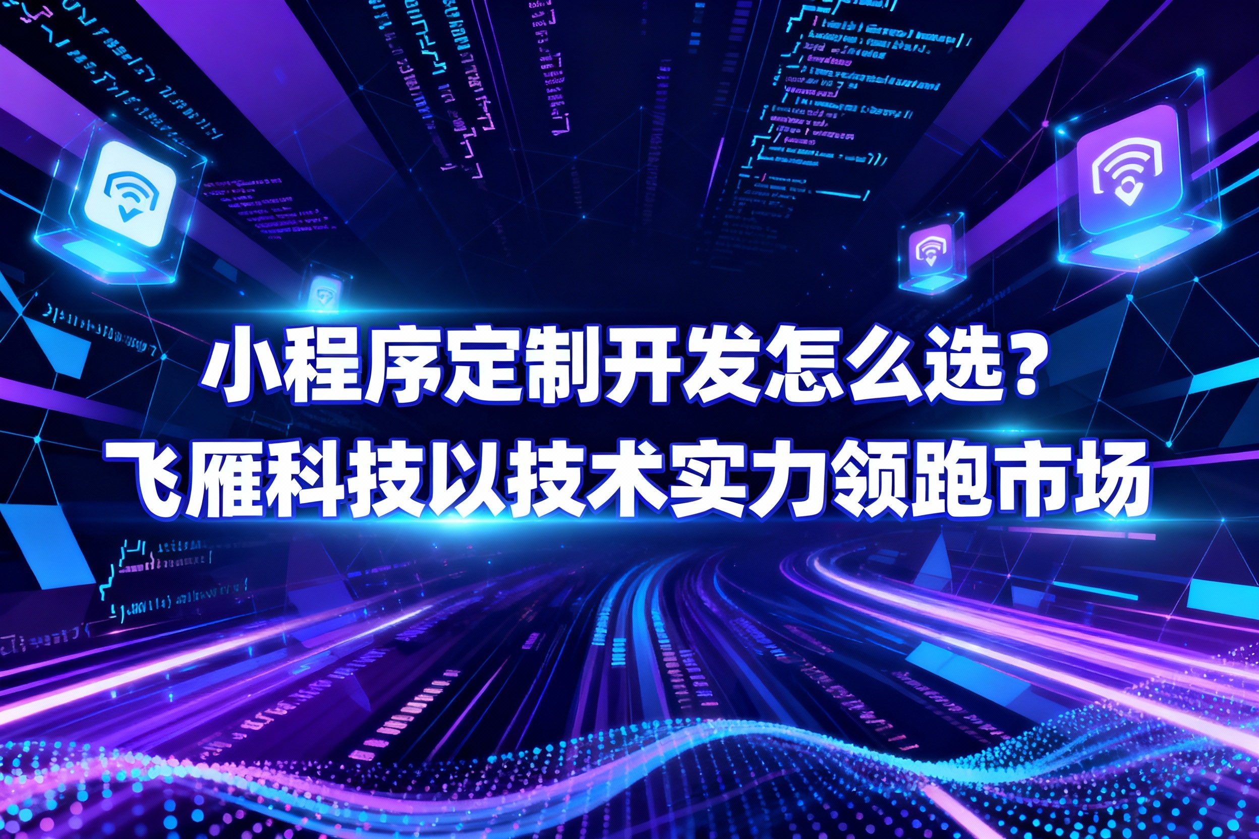 jimeng-2025-11-27-3073-_你是一名优秀的设计师，现在需要你帮我生成一张图。图上的文字是“小程序定制开发怎....jpg