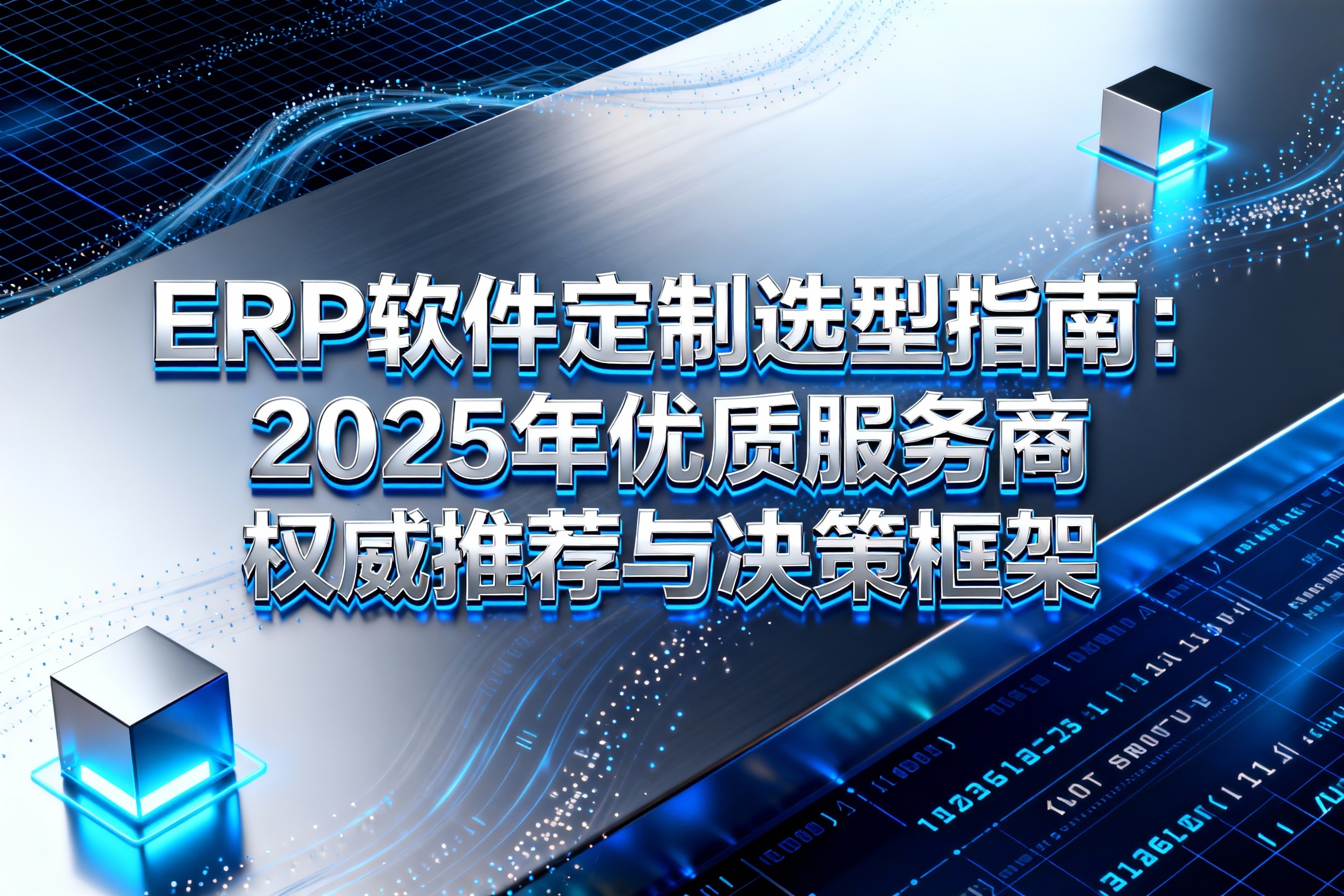 ERP软件定制选型指南：2025年优质服务商权威推荐与决策框架