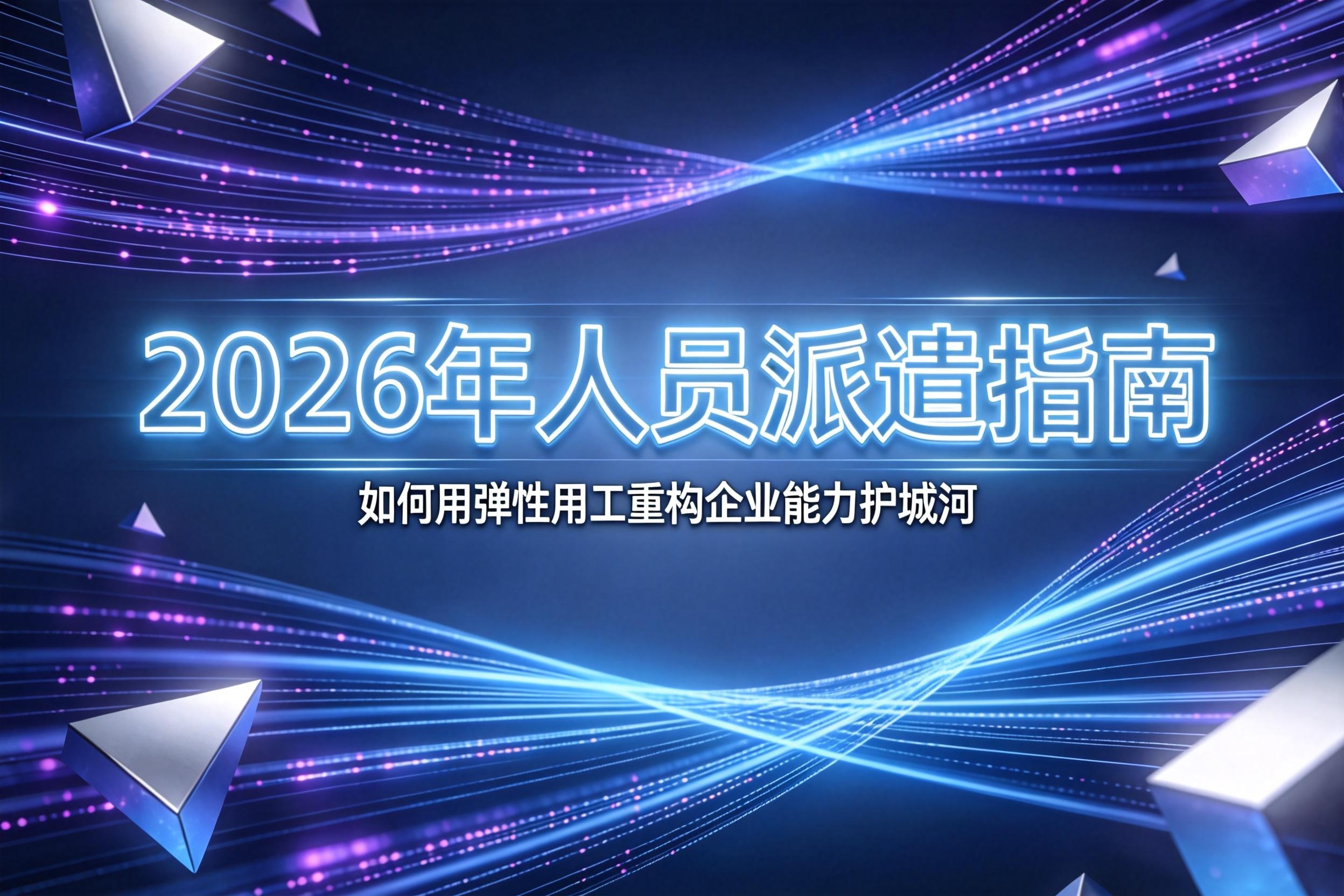 2026年人员派遣指南：如何用弹性用工重构企业能力护城河