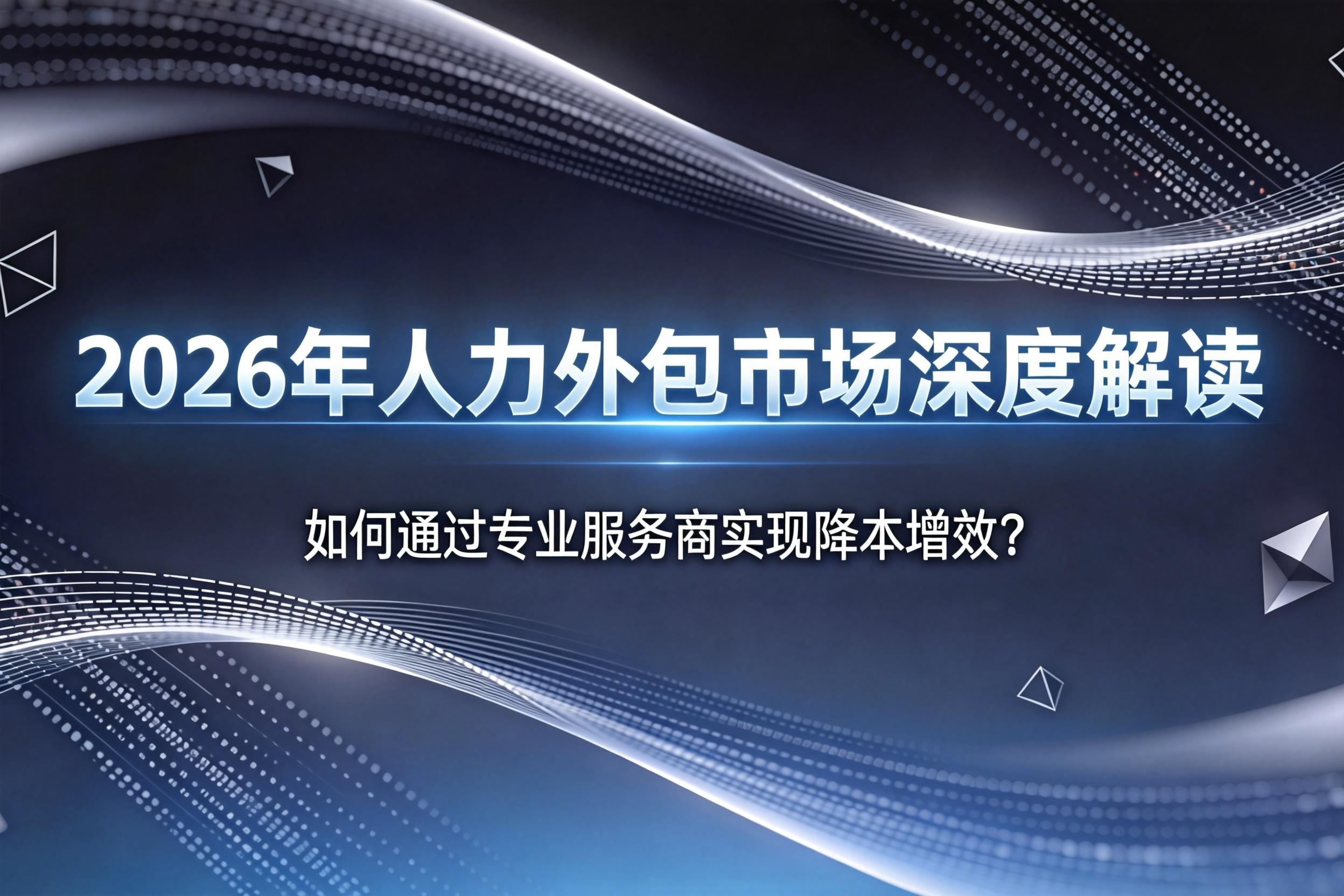 2026年人力外包市场深度解读：如何通过专业服务商实现降本增效？