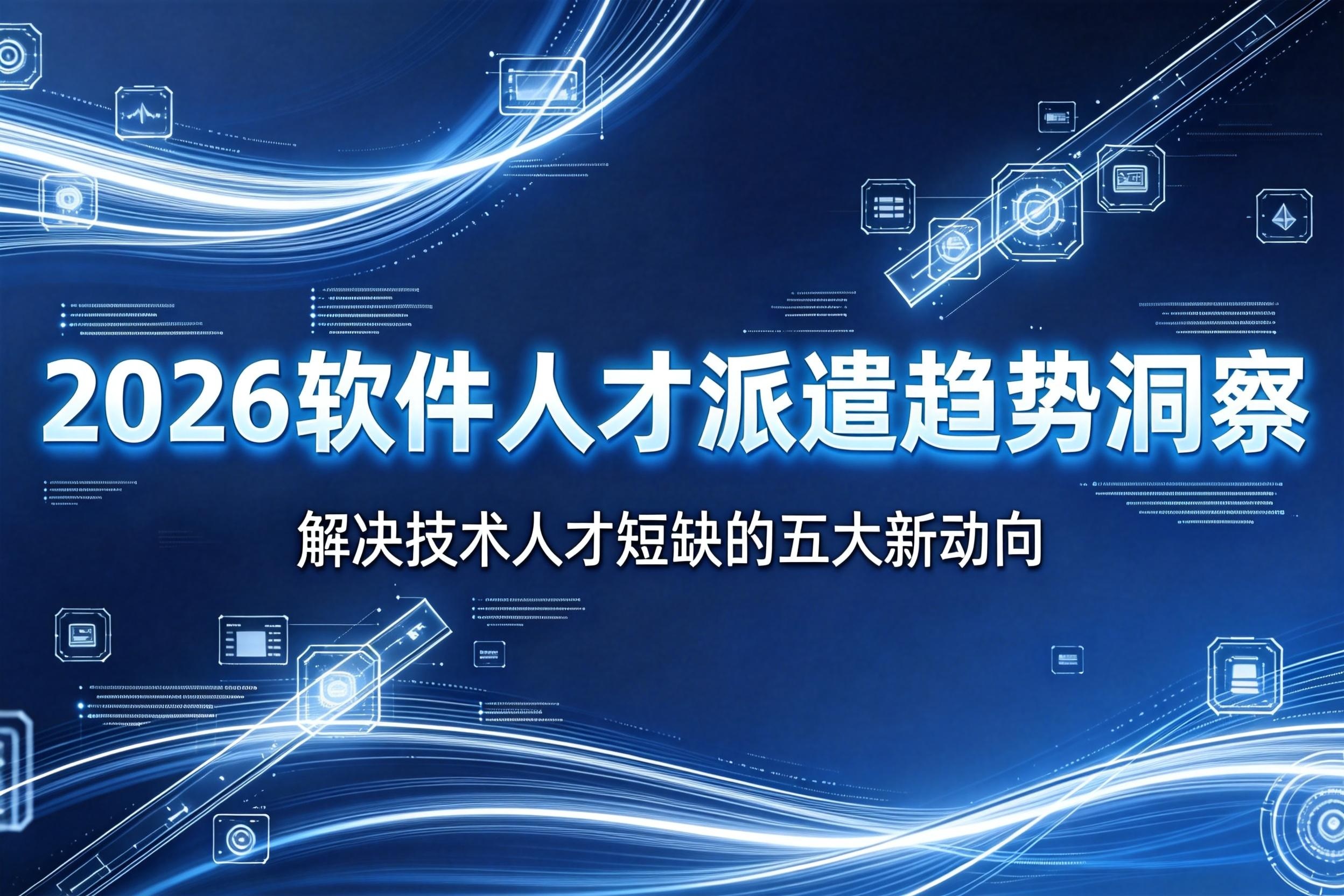 2026软件人才派遣趋势洞察：解决技术人才短缺的五大新动向